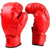 CIYODO Guanti da Boxe Resistenti All'usura per Allenamento Sacco, Guanti da Sparring Comodi Design Polso Allargato in Pu e Spugna