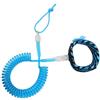 KIOALXZ Leash da Surf di Ricambio in TPU di qualità, Spessore 5 mm, per Atleti in Onde da Riva lontana, Corda per Gamba a Molla elicoidale da 5 mm e 10