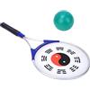 Generic Racchetta Morbida e Resistente con Superficie in Silicone per Esercizi di Tai Chi per Anziani, Comoda Impugnatura in Lega di Alluminio, Set Completo con Borsa (racchetta morbida)