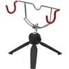 Lahdrhab Supporto portatile per canna da pesca sul ghiaccio, angolo regolabile, antiscivolo, facile installazione, doppio supporto per canna da pesca