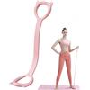 Générique Fascia elastica per esercizio, figura 8 bande di resistenza antiscivolo, sistema portatile per braccio e sollevamento pesi, per donne, uomini, yoga, fitness