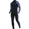 KIOALXZ Muta da uomo Stay Warm Dry 3 mm in neoprene completo per surf da onda e Muta in neoprene da surf, da sub, windsurf, uomo, da 3 mm, nuoto, freddo,