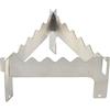 OSNIYAW Set combinato di fornelli e struttura in acciaio inox, fornello portatile con supporto a croce, supporto per telaio, supporto per forno, bruciatore triangolare per cucinare all'aperto, cross