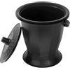 NUOBESTY WC Portatile Adulti Nero in Pp, Leggero e Antiscivolo | Bagno Chimico Portatile, per Viaggio e Outdoor, Pratico da Usare in Campeggio