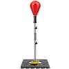 Qingingg Speed Bag Cobra Bag Reflex Ball Cobra Bag Speed Ball Reaction Training Target Attrezzatura per allenamento fitness, Regolazione in altezza 143~180 cm,Black,40 * 40 * 180cm