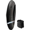 PFHKTO 16x4.0 Copertone Bici e Camera d'Aria per E-Bike Fat, 16x4 con Cerchio Metallico Antiforatura, 16 x 4.0 Ricambio per Bici Urbana MTB 16 Pollici