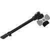 Wilgure Cavalletto laterale centrale per biciclette da 24-27 pollici, antiscivolo, regolabile, cavalletto laterale per mountain bike, cavalletto per mountain bike