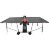 KETTLER Tavolo da ping pong Basic Outdoor pieghevole con ruote, resistente alle intemperie, in alluminio composito