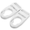 VILLCASE Clip Fibbia in Alluminio Argento per Sedile Kayak 2 Pezzi, Affidabile e Stabile, Facile da Usare, per Riparazione e Sostituzione Sedili in Ambienti Marini