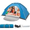 Genérico Tenda da campeggio per esterni, accessori da campeggio pop up all'aperto, resistente al vento, cabina di facile montaggio con borsa per il trasporto, protezione solare per escursionismo, spiaggia