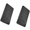 TIANHENGMart Pedali per vogatore in gomma e ABS, resistenti all'acqua, per attrezzature fitness, antiscivolo, parti di ricambio per esercizi sportivi, 30 x 16 cm, colore nero (tipo 2)