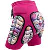 Gcljlmy Pantaloncini imbottiti per bambini, con imbottitura protettiva per i fianchi, protezione per le cadute, pattinaggio, attrezzatura di protezione, pantaloncini da ciclismo (rosa, M)