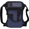 Gcljlmy Marsupio per il tempo libero, borsa a mano regolabile, borsa da gamba impermeabile, borsa da pesca per escursioni all'aperto, per adulti, blu