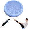 KARELLS Cuscino d'equilibrio con pompa, diametro 34 cm, cuscino ortopedico, per yoga, fitness