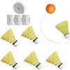 Wilgure Allenatore di badminton con rimbalzo automatico, per giocatore singolo, attrezzo professionale per allenamento stretch