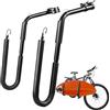 Samuliy Supporto per bici da surf - Supporto per bicicletta da surf, facile installazione e rimozione, sicuro per la guida di tavole da surf sia per shortboard che longboard