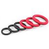 GNALIA 6 Pezzi Cock Ring, Anelli Per Pene In Set Con Misure 22-39mm, Giocattolo Sessuale Per Coppie Per Aumentare Potenza, Colore Nero E Rosso