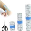 JRSHIRLEYLTD 3Roll 15/10/5 cm, pellicola protettiva per tatuaggi, impermeabile, 2 m, per tatuaggi, seconda pelle, per tatuaggi, dopocura, colore: trasparente