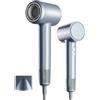 CARER SPARK Asciugacapelli Ionico- 110.000 giri/min High-Speed, 200 Milioni di Ioni Negativi,Asciugatura Rapida 2 Minuti,60dB Silenzioso,350g Ultraleggero,3 Temperature LED,Phon da Viaggio Donna Uomo