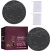 Grgowe 2PC Hair Soap Bar, Anti Gray Bar Shampoo Darkening Grey Hair, dona Volume, Intensifica il Colore dei Capelli, Evita Che Cadano o Si Spezzino, Adatto a Tutti i Tipi di Capelli