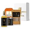 Senteurs d'argan Hammam Ritual Box - Esfoliazione al Sapone Nero con Eucalipto 200G - Guanto esfoliante corpo Kessa Hammam - Olio di Argan Biologico 30ml - Polvere di Ghassoul 100gr