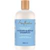 Shea Moisture SheaMoisture Manuka Honey & Yoghurt shampoo senza silicone e solfati Shampoo idratante e riparatore per capelli ricci estremamente secchi e fragili 384 ml