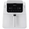Ninja Air Fryer MAX PRO, 6.2L, senza olio, grande cassetto, arrosto, cuocere, friggere, famiglia, digitale, cestello e piano cottura lavabili in lavastoviglie, Bianco AF180EUWH