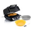 InnovaGoods Friggitrice ad aria 6L con Gril + stampo in silicone friggitrice ad aria, air fryer 3400W, 12 programmi, display digitale display, antiaderente, timer, flusso d'aria 360°