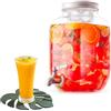 Cecaro Group - Dispenser in Vetro 3,5L con Rubinetto | Contenitore per Acqua, Succhi, Tè Freddo e Bevande