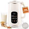 Generic Macchina per latte di noci da 1200 ml fatta in casa, macchina per latte di soia touch screen 8 in 1 con avvio ritardato di 12 ore e autopulente, per avena di mandorle a base vegetale