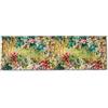 PELLECCHIA COLORI Tappeto Cucina Antiscivolo Lavabile in Vinile | Passatoia Antimacchia in PVC/COTONE | Interni e Esterni Stampa Digitale Fantasia Risveglio Floreale | Tappeti Lungo in Gomma (52 x 150)