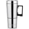 Wakects Bollitore da Viaggio Elettrico in Acciaio Inox, 300 ml, 24V, Portatile per Auto e Campeggio