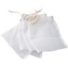 Qualoramall Confezione da 5 sacchetti filtranti in nylon, 15 x 20 cm, per la produzione di birra fatta in casa e per scolare gli alimenti, filtro riutilizzabile a maglia fine (100 micron)