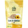 CIBO CRUDO crudo biologico vegan Semi di Girasole Biologici - 250. Semi di Girasole Sgusciati non Tostati e non Salati. Senza Glutine per Natura. Fonte di Vitamina E Selenio e Magnesio. Ideale per Biscotti Pane Pizza Insalata.