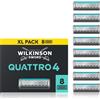 Wilkinson Sword Quattro Essential 4 Titanium Sensitive 8 pz