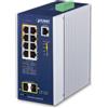 PLANET IGS-4215-4UP4T2S switch di rete Gestito L2/L4 Gigabit Ethernet (10/100/1000) Supporto Power over (PoE) Alluminio, Blu [IGS-4215-4UP4T2S]