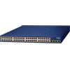 PLANET Switch di rete PLANET 48-Port 10/100/1000T 802.3at GSW-5240HP Non gestito Gigabit Ethernet (10/100/1000) Supporto Power over (PoE) 1U Blu [GSW-5240HP]