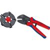 Knipex 97 33 02 pinza crimpatrice Blu, Rosso [973302]