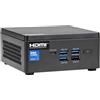 bluechip PC/Workstation bluechip BUSINESSline M11471 *KI ready* Intel Core Ultra 7 155H 16 GB DDR5-SDRAM 500 SSD Windows 11 Pro Mini PC Nero [556498]