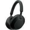 Sony Cuffia con microfono Sony WH-1000XM5 Cuffie wireless Noise Cancelling, durata della batteria di 30 ore, Bluetooth, ottimizzate per Alexa e Google Assistant, IOS Android integrato, Nero [WH1000XM5SAB.CE7]