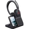 Yealink Cuffia con microfono Yealink WH68 Workstation Auricolare Con cavo e senza A Padiglione Musica Chiamate USB tipo-C Bluetooth Base di ricarica Nero [1208738]