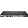 HPE Switch di rete HPE Aruba 6100 48G Class4 PoE 4SFP+ 370W Gestito L3 Gigabit Ethernet (10/100/1000) Supporto Power over (PoE) 1U Nero [JL675A#ABB]