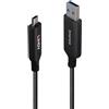 Lindy 43396 cavo USB 3.2 Gen 1 (3.1 1) 25 m A C 5 Gbit/s Nero [43396]