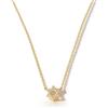 HANLI Collana Donna Oro Placcato 14K e Zirconi Cubici Anallergici Leggeri Trendy Gioielli di Moda per le Donne