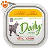 Almo Nature Cat Daily Pollo - Vaschetta Da 100 Gr - CONFEZIONE RISPARMIO