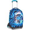 ZAINO TROLLEY SEVEN SJ GANG JACK 8 RUOTE SPACE LED BOY
