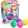 INKEE Galupy Unicorno - 4 Bombe da Bagno da 50 g all'Aroma Bubble Gum con Olio di Jojoba, 4 Colori, Bombe da Bagno Bambine Unicorno, Idea Regalo Bambini 3+ Anni
