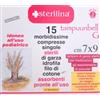 Laros STERILINA TAMPONE DI GARZA COMPRESSA IDROFILA DI COTONE 7 X 9 CM 15 PEZZI