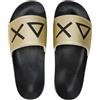 SUN68 Slippers Logo Boy's Nero/Oro ZS25SU21 X35302 36