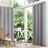 Eclipse Bradford - Tenda oscurante per finestra, versatile, impermeabile, con occhielli, per interni ed esterni (1 pannello), 132 x 160 cm, bianco